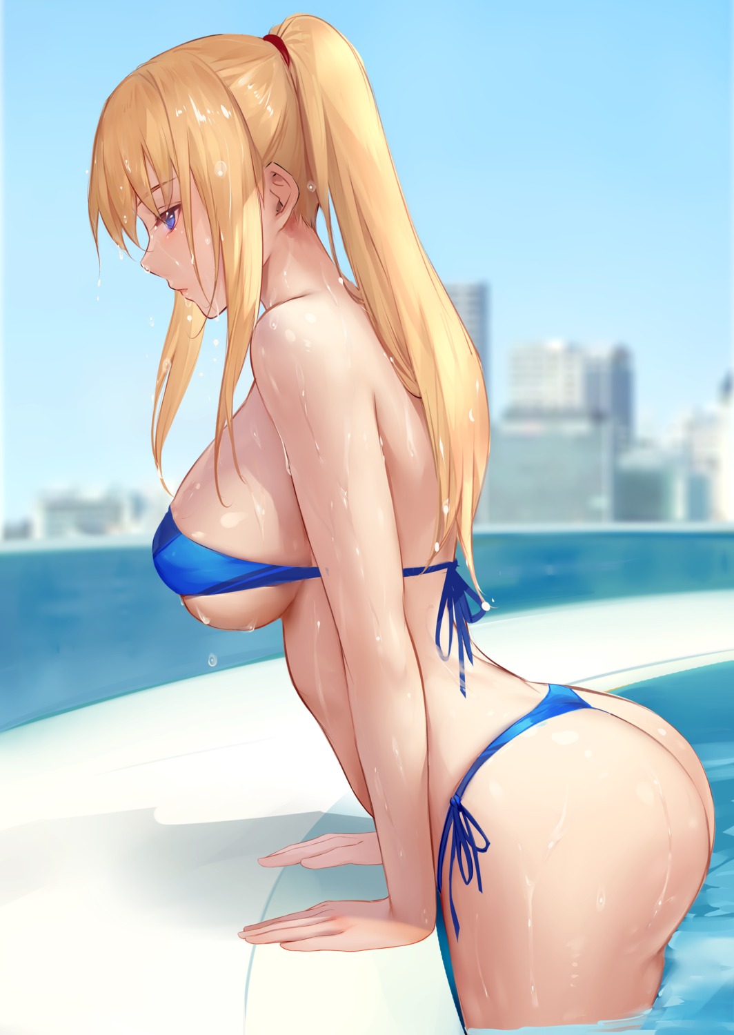 Chihunhentai Metroid Samus Aran Ass Bikini Swimsuits Thong Wet